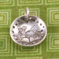 Collage stamped pendant tutorial. Make one for yourself!