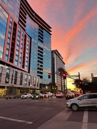 Arizona State University Tempe campus, sunset