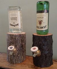 The Liquor Log Dispenses Your Booze Through An Actual Log