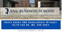 South Korea SNU Scholarship Without IELTS: All my scholarship-seeking student audience and those who want to study abroad for free can now apply for South Korean Seoul national university scholarships 2024 to study undergrad (BS/BE) or postgrad (MS/Ph.D.) disciplines. You’ll be happy to know that IELTS is not required to apply for these Korean scholarships …