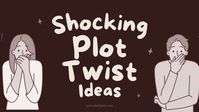 Plot twist ideas! As with all plot twists, make sure these don't come out of nowhere. Plant little clues, otherwise your readers might feel blindsided in a bad way, and find it "too convenient" or cheap.   Identity Switch-Up A character’s identity is suddenly called into question. They’re not who they/we thought! This