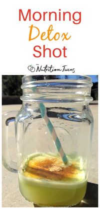 Morning Detox Drink Recipe | Drink with Breakfast | Flush Bloat, Lose Weight | Detox Drink, Only 31 Calories | Made with Lemon, Cayenne Pepper, Turmeric, Ginger to Jumpstart Morning | For MORE RECIPES please SIGN UP for our FREE NEWSLETTER www.NutritionTwins.com