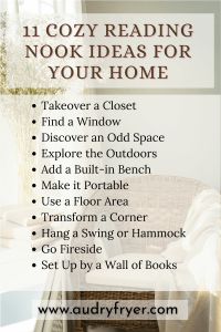 11 Cozy Reading Nook Ideas for Your Home (Pinterest Inspired!) - Audry Fryer