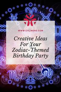 Birthday parties can be one of the most fun nights out of the year. You don't need to do a lot to plan a beautiful party. If you want it to be the best, you need to think outside the box. Check out our collection of creative ideas for your zodiac-themed birthday party. birthday decor birthday party ideas decor decoration decorations party aesthetic