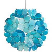 Daisy Capiz Pendant Light