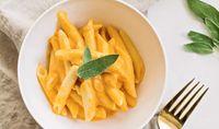 Simple Vegan Pumpkin Cream Penne | VegNews