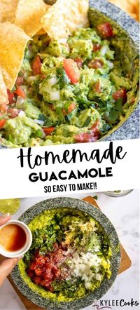 Everyone needs to know how to make Guacamole, try my super easy (and tasty) recipe and grab your chips! This easy recipe shows you step by step how to make guacamole at home to RAVE reviews.