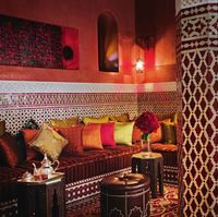 #RoyalMansour : The #Moroccan lounge area and sitting room