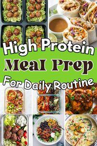 High Protein Meal Prep recipes refer to a collection of meal ideas that are best for making high protein content meals by yourself. These meals are particularly popular among individuals who are aiming to build muscle, lose weight, or simply ensure they’re getting enough protein in their diet. These recipes often include ingredients like chicken, fish, beans, and quinoa, among others, to make sure every meal is rich in protein.