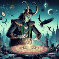 Loki, TVA, God of Stories, digital art, AI #Loki #godofstories #digitalart #TVA