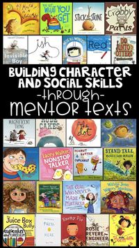 Character education and social skills education is something that elementary classroom teachers can do, too!  Through the use of mentor texts, generalize concepts and create a classroom community that your students will thrive in!