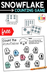 Snowflake Counting Game - The Stem Laboratory