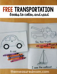 New! Transportation emergent readers - The Measured Mom