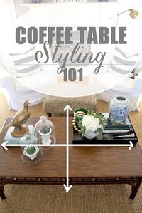 simple, formula, styling,  accessorizing, coffee, table