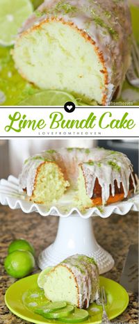 Easy Lime Cake • Love From The Oven