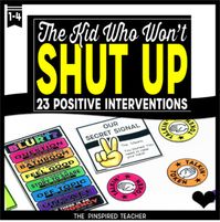 23 Behavior Interventions for The Kid Who Blurts, Blurts,