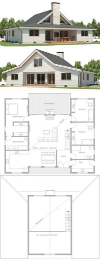 House Plan, Home Plan, Architecture #architecture #adhouseplans #modernfarmhouse