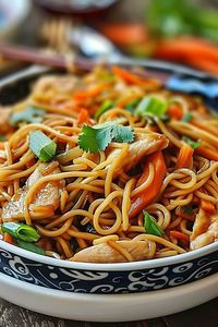 Chicken Chow Mein with the Best Chow Mein Sauce - Recipecs