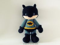 Make this Batman amigurumi for your favorite comic book lover. Try it in Vanna's Choice to make your favorite version of Batman. Pattern by Tales of Twisted Fibers.