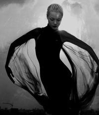 black, movement, fashion photography