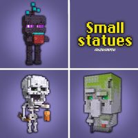 I made some statues to take a break from building houses. Download all my builds via my aptreon :)