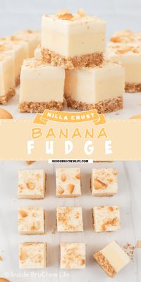 This creamy Banana Fudge has a Nilla wafer crust. It is creamy, delicious, and so easy to make for your next party or family gathering. Everyone will go crazy for this pudding fudge.