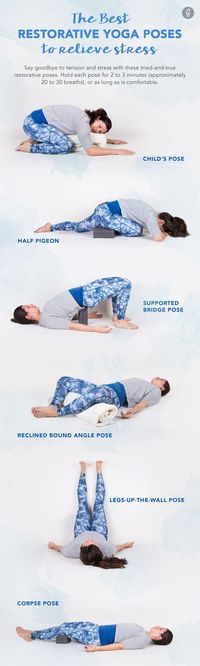 The Best Restorative Yoga Poses #restorative #yoga #fitness