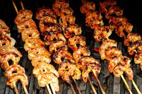 Thai Chili Shrimp Skewers