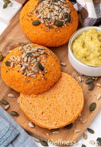 Quick Vegan Lentil Bread Rolls | WellnessDove