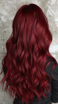 Indulge your bold side and elevate your style with deep cherry red hair. It's a striking choice that exudes confidence and allure. Personally, it's my top pick whenever I crave a transformation that commands attention. Try this captivating color for an unforgettable change!