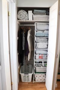 How to Organize a Small Linen Cupboard with IKEA products - DIY Passion