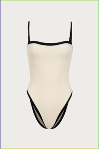 The perfect one piece with contrasting trim.