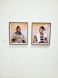 “Vezepaumwe Hembinda, 26” (2013) and “Vapwakuapi Thom, 18” (2013) by artist Kyle Weeks. These beautiful portraits were featured in the Crossing Night: Regional Identities x Global Context art exhibition at the Museum of Contemporary Art Detroit. #goodlifedetroit #contemporaryart #Detroit #portrait #photography #blackart