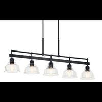 Kichler 52404BK Eastmont 5 Light 50" Wide Linear | Build.com