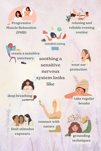 Soothing a sensitive nervous system can take many forms. One way is to engage in relaxation techniques such as deep breathing exercises or meditation. This can help calm the mind and reduce feelings of anxiety or stress. Another approach is to engage in gentle physical activity such as yoga or stretching to release tension in the body. It is also important to make sure you are getting enough sleep, as lack of sleep can exacerbate symptoms of a sensitive nervous system. Additionally, it is helpful to avoid stimulants such as caffeine and to eat a healthy, balanced diet to support overall well-being. Finally, seeking support from a mental health professional can provide additional tools and strategies to help manage a sensitive nervous system.