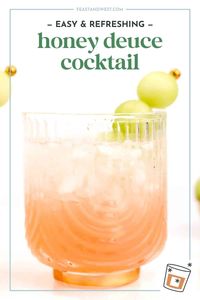 With vodka, lemonade, raspberry liqueur and honeydew melon, the US Open's Honey Deuce cocktail is the ideal drink for summer celebrations.