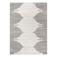 The Twillery Co.® Damarcus Geometric Cream/Black Area Rug & Reviews | Wayfair