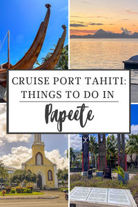 Read our things to do in Papeete, Tahiti guide. Is Papeete worth visiting? See Tahiti on your own from the Papeete Cruise Port. About Papeete Beaches and Tahiti excursions. Enjoy Papeete's food trucks. Use the Papeete Ferry Terminal to explore from Papeete to Bora Bora and Papeete to Mo'orea in French Polynesia. We have all the things to see in Tahiti. Plus the Best Time to Visit French Polynesia!