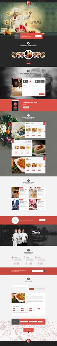 Awesome Spice-One Page Restaurant Theme #Spice, #Awesome, #Page, #Theme