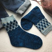 Ravelry: Rainy Day Socks pattern by Anne-Michelle Phelan