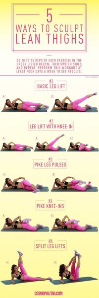 Sculpt killer legs at your convenience! via @Cosmopolitan #fitness #workout #woman