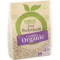 Macro Organic Buckwheat Raw 500g