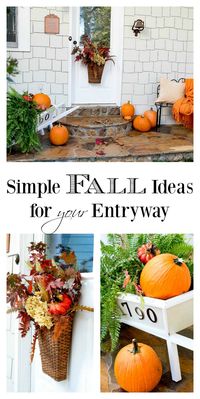 Simple Fall Ideas For Your Entry