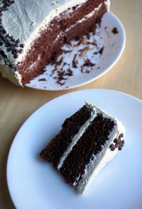 Einkorn Chocolate Strawberry Layer Cake