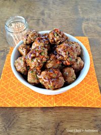 Teriyaki Turkey Meatballs - Your Choice Nutrition