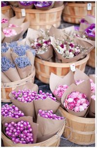 Oh yeah, there's totally a flower seller at the San Borromeo farmer's market