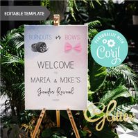 "* Size 18X24 Welcome Sign * Size 24X36 Welcome Sign * MATCHING ITEMS: https://www.etsy.com/shop/glitterinvitescy?ref=search_shop_redirect&search_query=CY082 * FREE DEMO: Try before your buy! https://www.corjl.com/d/107629 * No waiting! You'll have access to your item right after purchasing. * No need to download any software. Personalize this item right in your browser. * Personalize using your computer, or make basic edits using your phone or mobile device * Easy to use platform. Approve y