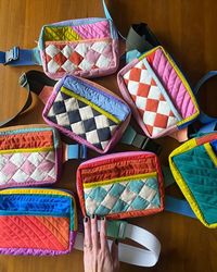 New Song Quilting Co // modern improv quilts on Instagram: "Still need a cross-body/belt bag before Christmas! DM me asap - I made a few more :) $90 each + $5 shipping You can pick from what’s left - first DM, first serve."