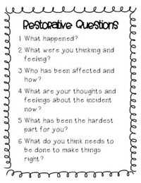 Restorative Practices by The Optimistic Swan | Teachers Pay Teachers