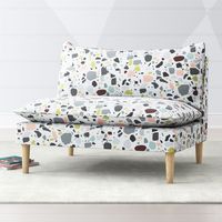 Customize our As You Wish Settee by choosing from an amazing array of prints, colors and profiles. A boxy silhouette and slim yet sturdy legs lend the settee a modern appeal that suits the family room as well as the kids room. The compact design allows it to fit in pretty much anywhere in the home, while the generous seat and back cushions provide plenty of room to kick back with your kid. Plus, the pinewood frame and durable fabric supply all the support and durability families need. Mix and ma